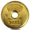 2 oz Chinese Tael Doughnut .9999 Fine Gold