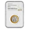 2000 W Gold/Platinum $10 Commemorative Library of Congress NGC MS 70
