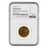 1847 C $5 Liberty Head Half Eagle Gold Coin NGC AU Details