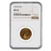 1910 S $5 Indian Head Half Eagle Gold Coin NGC MS 62