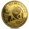 1990 1 oz Chinese Gold Panda 100 Yuan Large Date BU (Sealed)