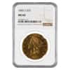 1885 S $20 Liberty Head Double Eagle Gold Coin NGC MS 60