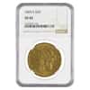 1865 S $20 Liberty Head Double Eagle Gold Coin NGC XF 45