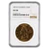 1873 S $20 Closed 3 Liberty Head Double Eagle Gold Coin NGC AU 58