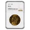1877 $20 Liberty Head Double Eagle Gold Coin NGC MS 62