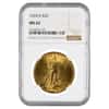 1924 S $20 Gold Saint Gaudens Double Eagle Coin NGC MS 62