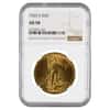 1925 S $20 Gold Saint Gaudens Double Eagle Coin NGC AU 58