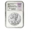 2016 W 1 oz Silver American Eagle NGC MS 70 FDI - 30th Anniversary (Elizabeth Jones Signature Label)