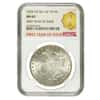 1878 Silver Morgan Dollar 7 Tailfeathers Reverse of 78 NGC MS 63 FYOI