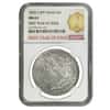 1878 Silver Morgan Dollar 7/8 Tailfeathers Weak NGC MS 63 FYOI