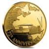 2002 France 5 oz 100 Euro Charles Lindbergh 75th Anniv Proof Gold Coin (w/Box & COA)
