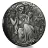 2017 2 oz Tuvalu Norse Goddesses Frigg Antiqued High Relief Silver Coin NGC PF 70 Early Releases