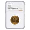 1886 S $10 Liberty Head Gold Eagle Coin NGC MS 62