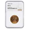 1896 $10 Liberty Head Gold Eagle Coin NGC MS 62 