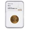 1892 S $10 Liberty Head Gold Eagle Coin NGC MS 61