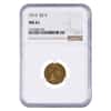 1913 $2.5 Indian Head Quarter Eagle Gold Coin NGC MS 61