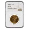1890 CC $10 Liberty Head Gold Eagle Coin NGC AU 58