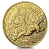 2018 Great Britain 1 oz Gold Year of the Dog Coin .9999 Fine BU