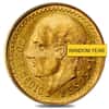 2.5 Pesos Mexican Gold Coin AGW .0603 oz (Random Year, Abrasions)