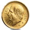 1907 Mexico 10 Pesos Gold Coin AU AGW .2411 oz