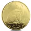 1 oz Isle of Man Gold Cat Avg Circ .9999 Fine (Random Year)