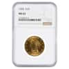 1905 $10 Liberty Head Gold Eagle Coin NGC MS 62