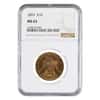 1893 $10 Liberty Head Gold Eagle Coin NGC MS 63