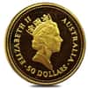 1/2 oz Australian Kangaroo/Nugget Gold Coin .9999 Fine Scruffy (Random Year)