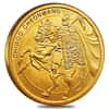 2017 1/10 oz South Korea Gold Chiwoo Cheonwang Medal BU (In Black Assay)