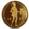 1985 Netherlands 1 Ducat Proof Gold Coin AGW .1104 oz (w/Box and COA)