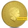 0.5 g Australian Gold Mini Roo Perth Mint Coin BU In Cap .9999 Fine (Random Year)