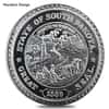 1 oz Silver South Dakota Bison Round .999 Fine (Random Design)