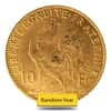 10 Francs French Rooster Gold Coin Avg Circ AGW .0933 oz (Random Year) 