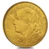 10 Francs Gold Swiss Helvetia Vreneli AGW .0933 oz AU/BU (1911-1922, Random Year)