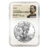 2015 1 oz Silver American Eagle NGC MS 69 (Wyatt S. Earp Signature Label)