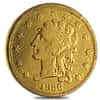 1836 $2.5 Classic Head Quarter Eagle Gold Coin - Ex-Jewelry 