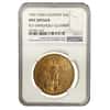 1907 $20 Gold Saint Gaudens Double Eagle Coin NGC UNC Details