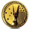 2013 Australia 1/10 oz Gold $15 War in the Pacific Coin BU In Cap