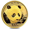 2018 8 Gram Chinese Gold Panda 100 Yuan .999 Fine BU (Sealed)