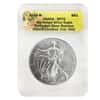 2015 W 1 oz Burnished Silver American Eagle $1 Coin ANACS SP 70 2015 W 1 oz Burnished Silver American Eagle $1 Coin ANACS SP 70 