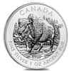2013 1 oz Silver Canadian Wood Bison - Wildlife Series BU