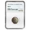 1810/09 Mexico Spanish Colony Real Silver Coin NGC MS 61