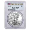 2018 1 oz Silver American Eagle $1 Coin PCGS MS 70 First Day of Issue 