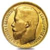 1897 Russia 15 Roubles Nicholas II Gold Coin BU AGW .371897 Russia 15 Roubles Nicholas II Gold Coin BU AGW .3734 oz 34 oz