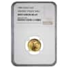 1986 1/10 oz $5 Gold American Eagle NGC MS 69 Mint Error