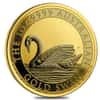 2017 1 oz Australian Gold Swan Perth Mint Coin .9999 Fine BU In Cap