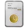 1854 $10 Liberty Head Gold Eagle Coin NGC AU 55+