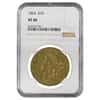 1864 $20 Liberty Head Double Eagle Gold Coin NGC XF 40