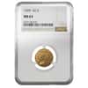 1929 $2.5 Gold Quarter Eagle Indian Head NGC MS 63