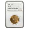 1932 $10 Indian Head Eagle Gold Coin NGC MS 65